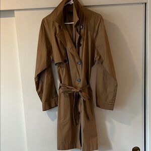Ellen Tracy Brown Trench Coat